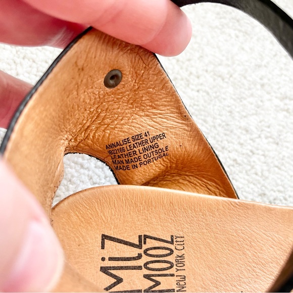 MIZ MOOZ Leather Ankle Strap Sandals - Annalise Size 41 or 9.5/10 Stylish - Picture 6 of 8